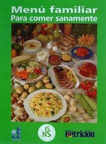 Portada de un libro con una foto de varios platillos de comida