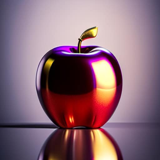 Manzana metálica cristalina