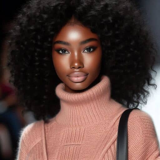 mujer hermosa raza negra