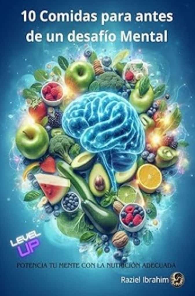 Caratula del libro titulado 10 comidas para antes de un desafío mental